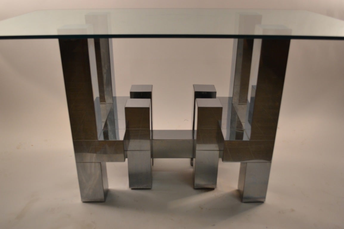 American Paul Evans Cityscape Dining Table
