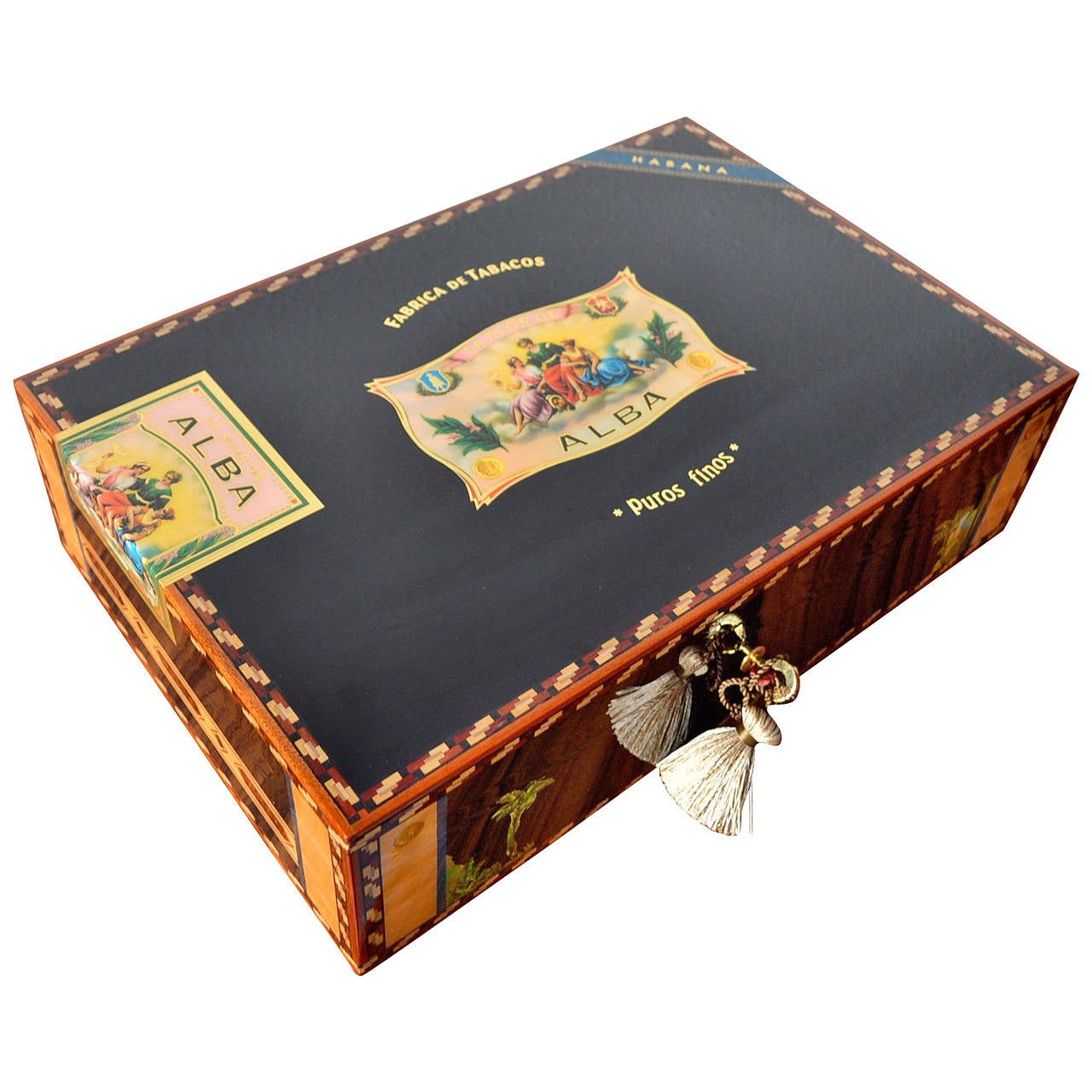 "Alba" Humidor by Elie Bleu Tabletier, Paris at 1stdibs