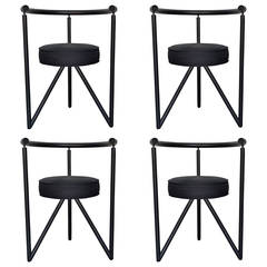 Set of Four Miss Dorn Chairs by Philippe Starck, 1982