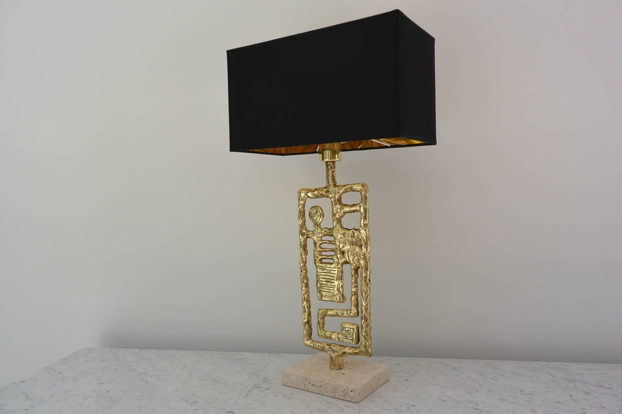 Mid-Century Modern Angelo Brotto Pair of Table Lamps