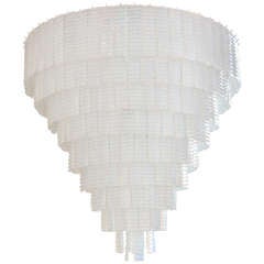 Impressive Venini Style Murano Chandelier