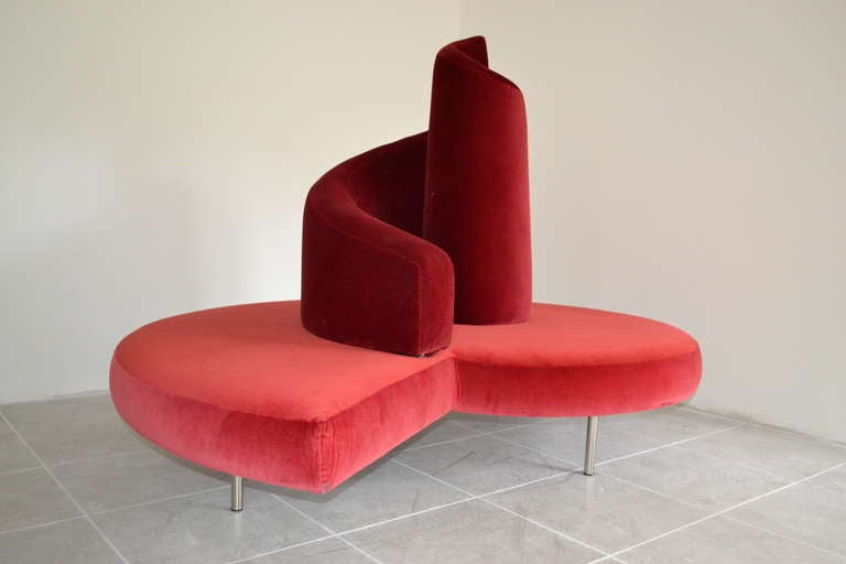 Spectacular Sofa designed by Mario Cananzi and Roberto Semprini model 