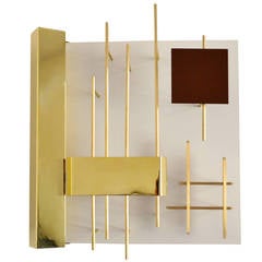 Set of Four Wall Lights, "Quadri Luminosi," Model 575, by Gio Ponti 9
