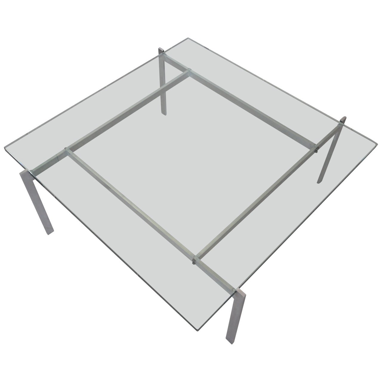 PK61 Coffee Table by Poul Kjaerholm Manufactured by E. Kold Christensen For Sale