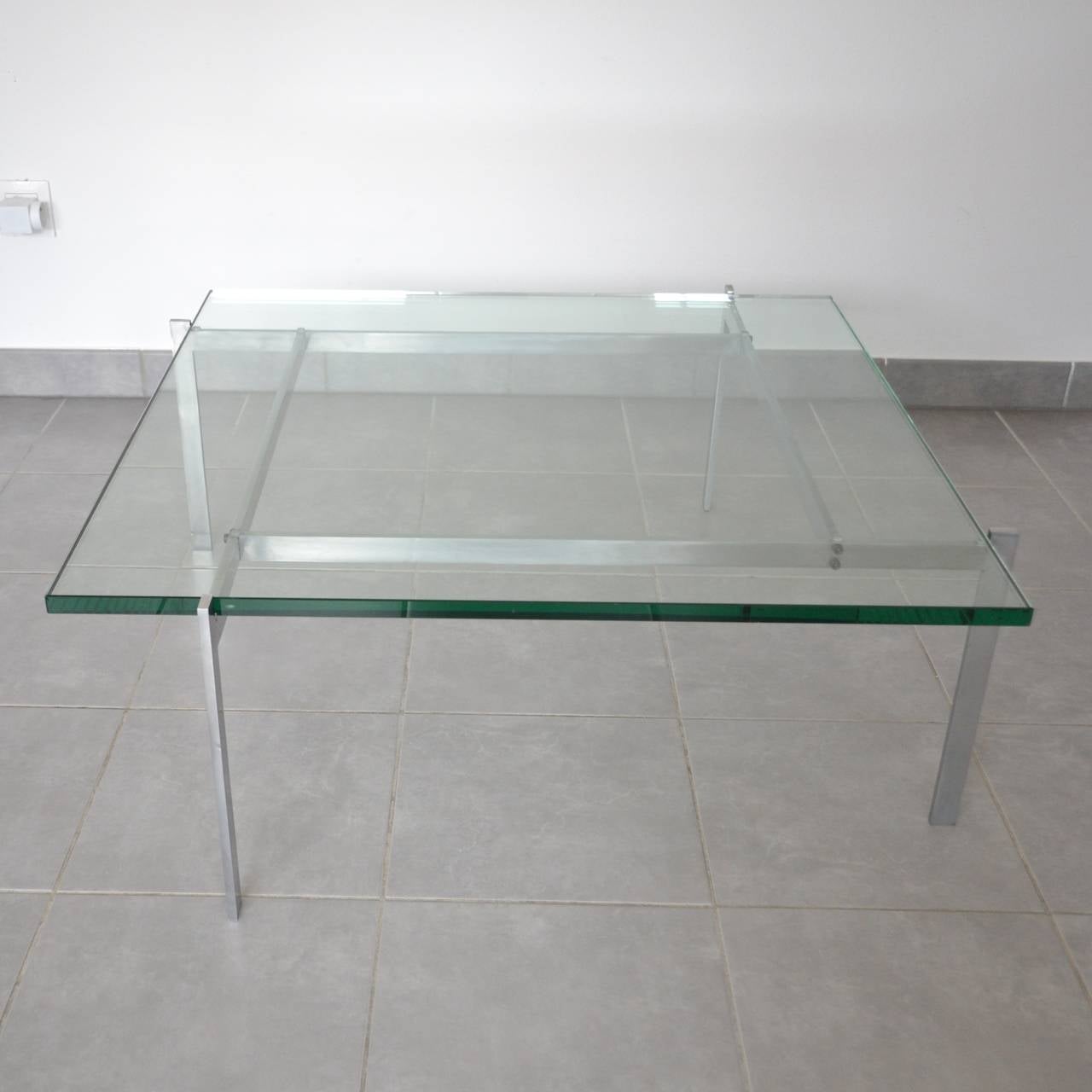 Danish PK61 Coffee Table by Poul Kjaerholm Manufactured by E. Kold Christensen For Sale