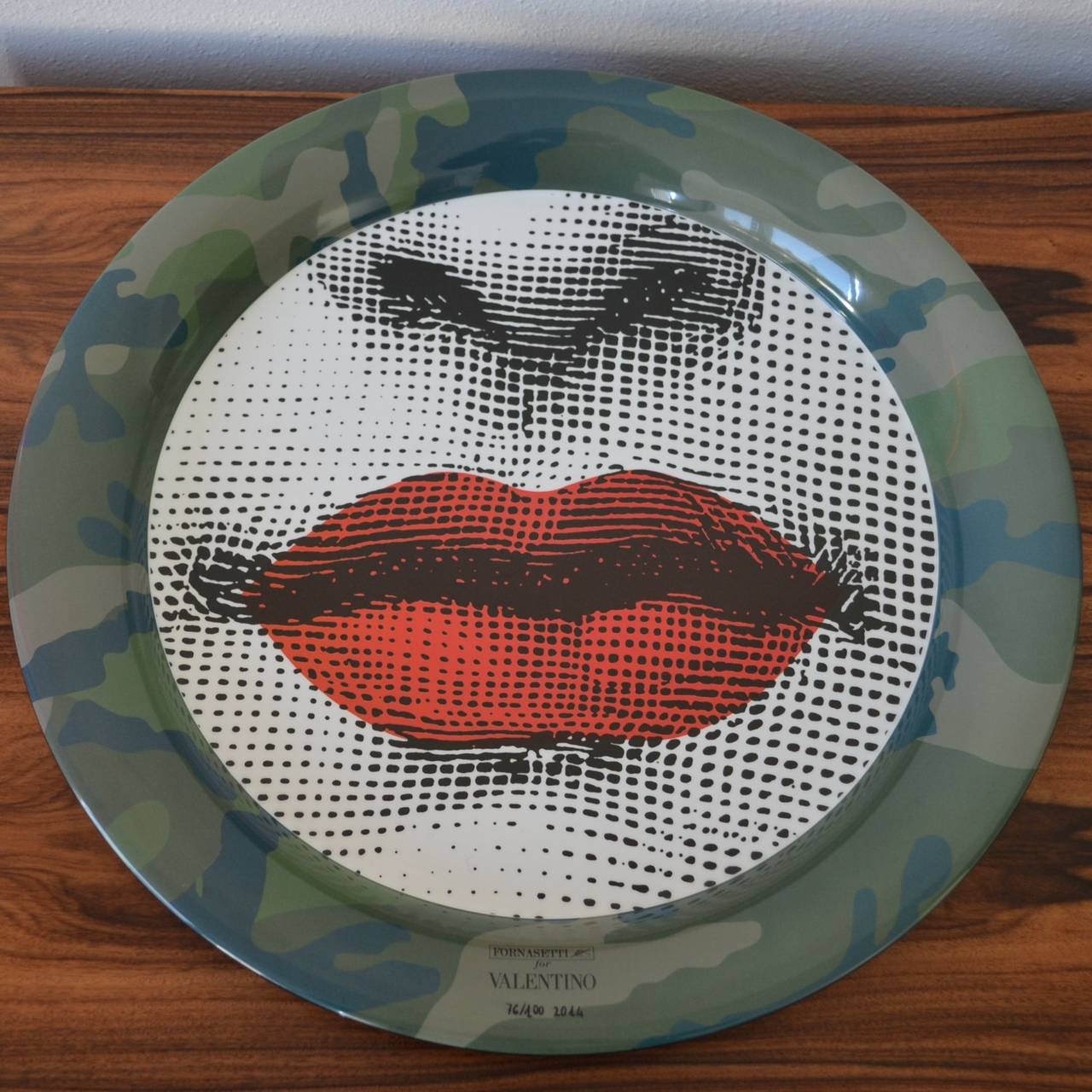 Capsule collection Valentino & Fornasetti Tray 
Limited edition 100 piece, this one is 76/100
Never use, with original box.