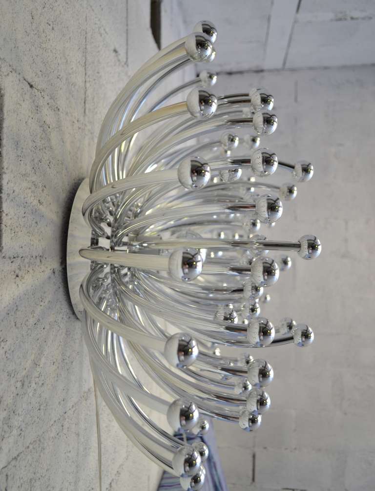 Pair of Pistillo Wall Light by Studio Tetrach for Valenti In Excellent Condition In Fuveau, Provence