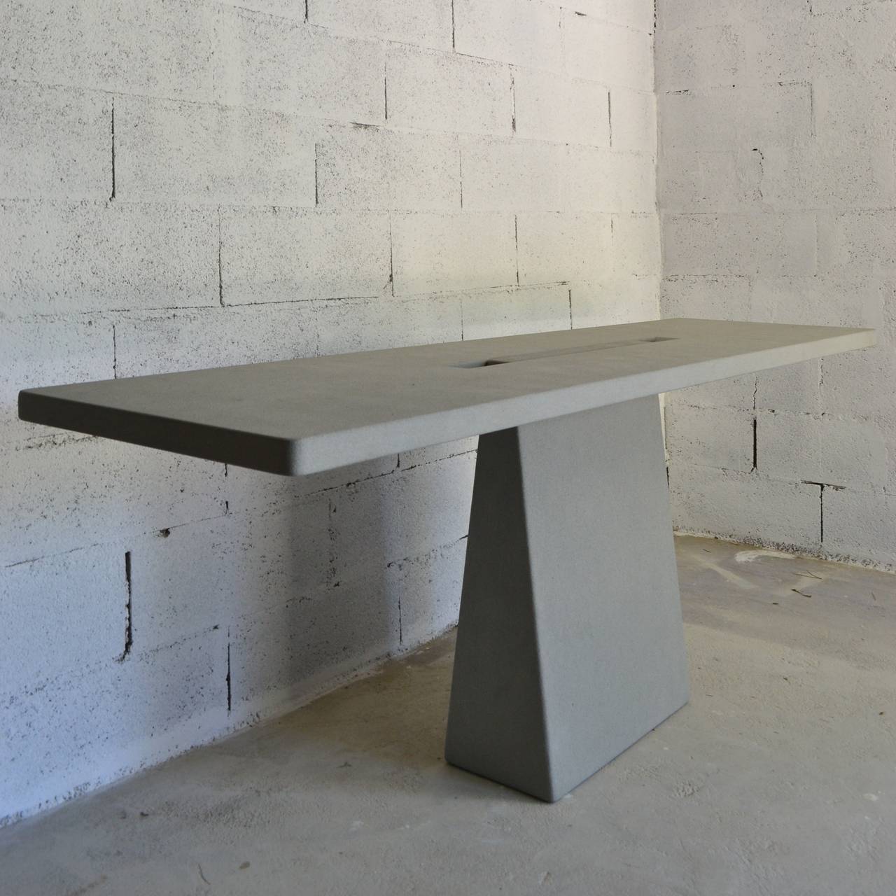 Console or dining table by Angelo Mangiarotti model 