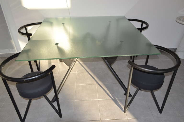 Ultra rare & amazing suite of one table by Philippe Starck 