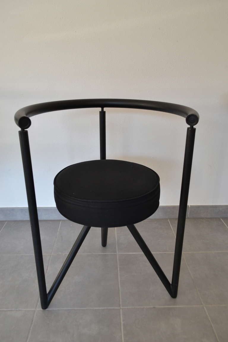 Steel Philippe Starck Early Set of Table & Chairs For Sale