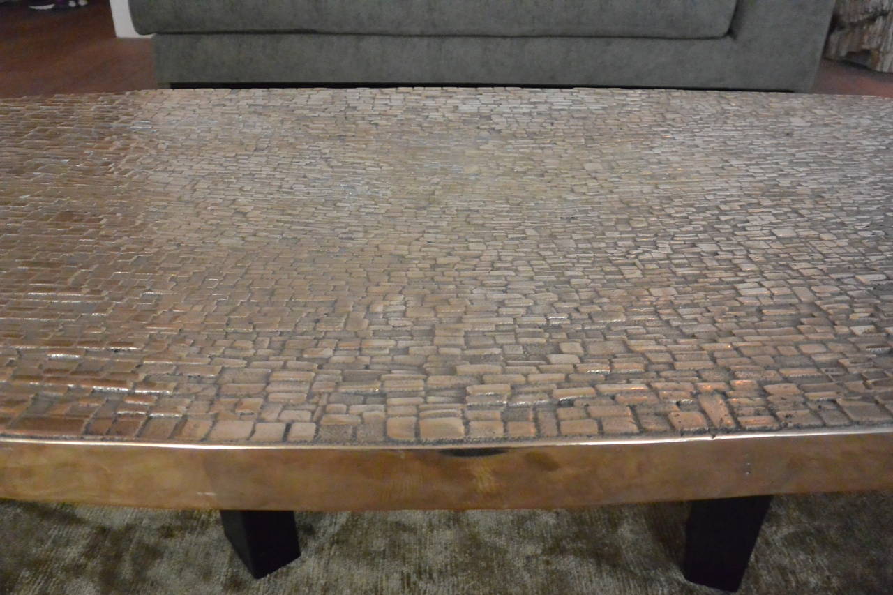 Cast Important Bronze Coffee Table by Ado Chale 