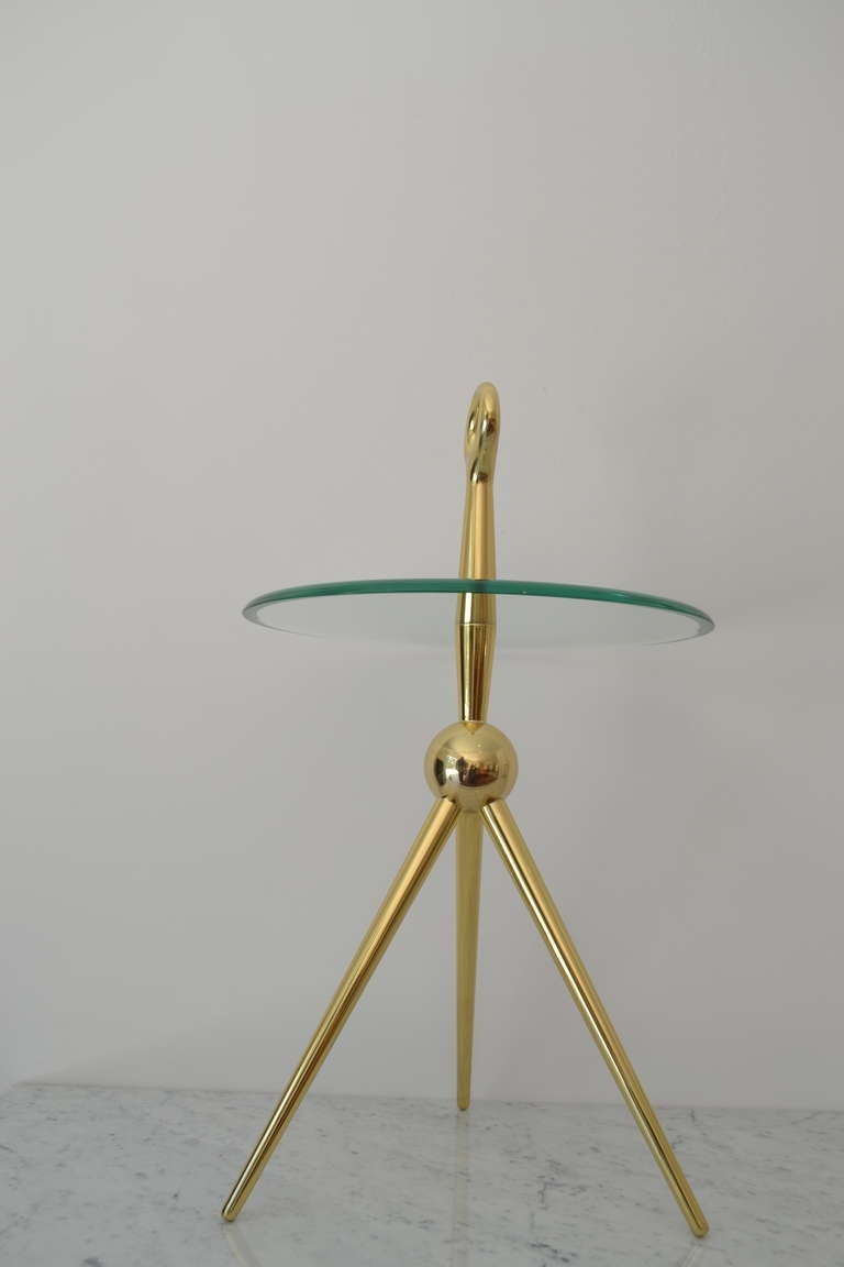 Italian Pair Of Sputnik Modern Side Table Circa 1960