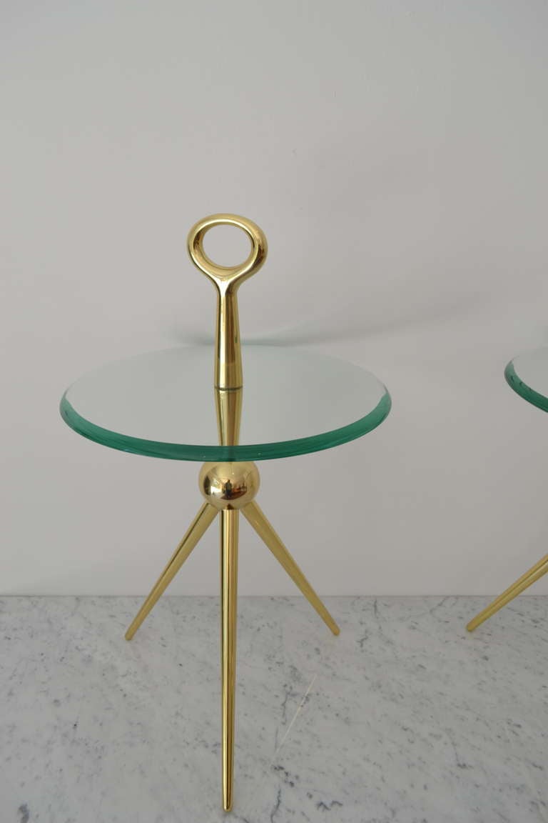 Mid-20th Century Pair Of Sputnik Modern Side Table Circa 1960