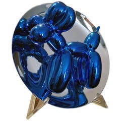 Blue Balloon Dog Sculpture by Jeff Koons
