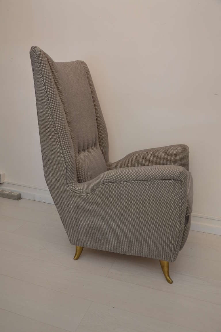 Italian Pair of Paolo Buffa Lounge Chair 1958