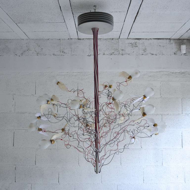Birds Birds Birds Chandelier by Ingo Maurer