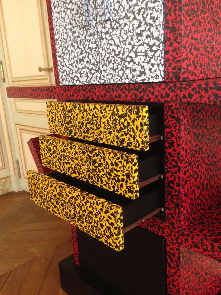 Important Cabinet by Ettore Sottsass Casablanca In Good Condition In Fuveau, Provence