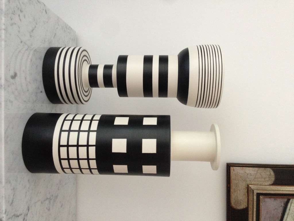 Beautiful pair of vase by Ettore Sottsass model 