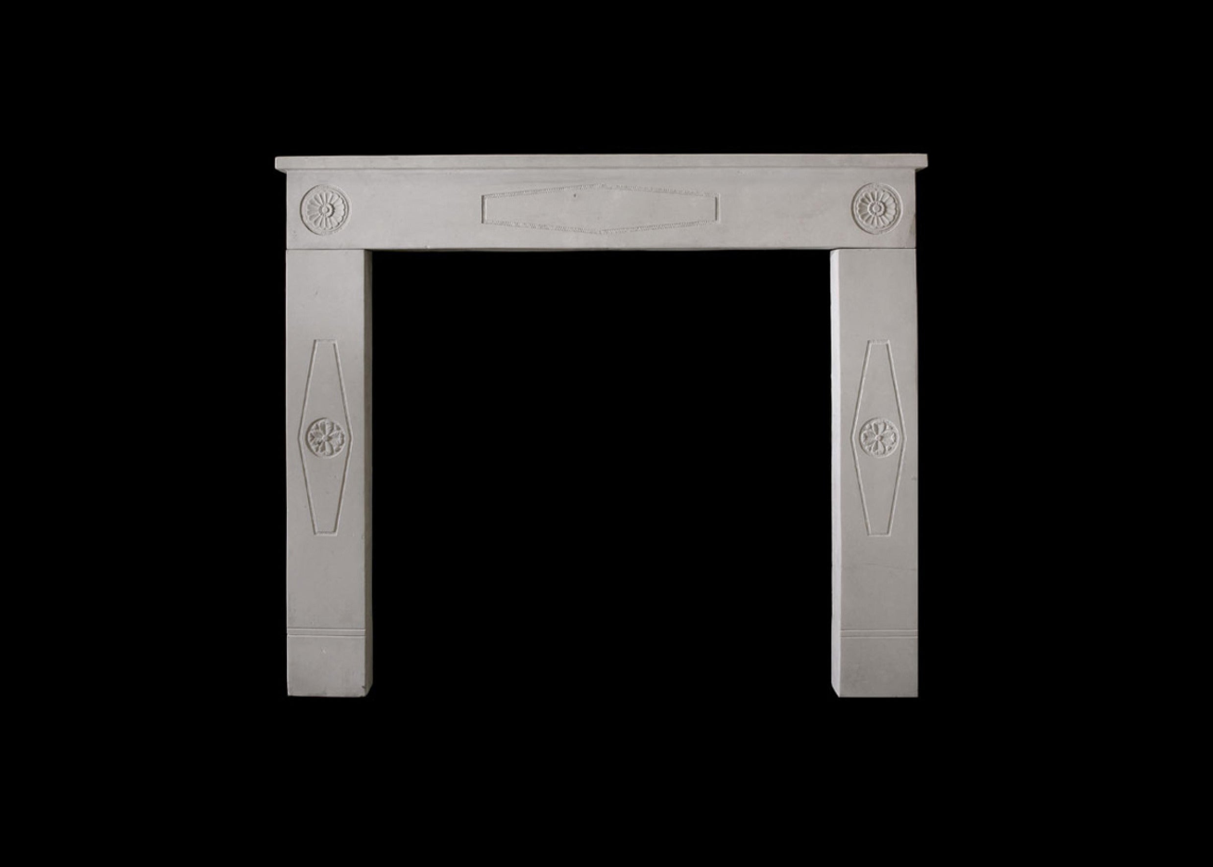 Early 20th Century French Limestone Mantel For Sale