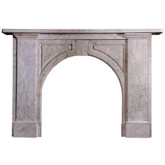 Used 19th Century Mantel in Viened Cararra, 'VIC-T64'