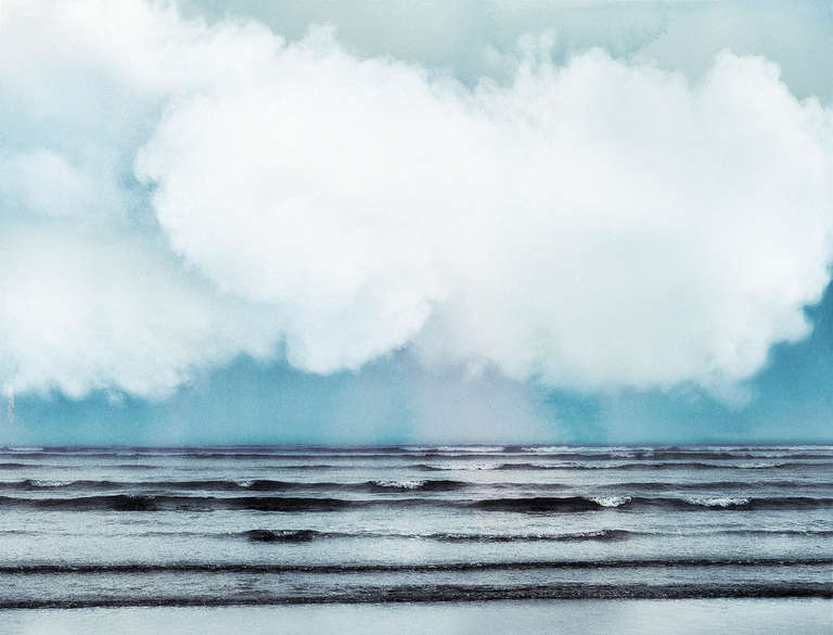 American photographer, Kate Cordsen, is well known for the stunning simplicity of her large scale, minimalist landscapes. In this new series, Indigo Landscapes, Cordsen combines 19th century and contemporary photographic processes to achieve a