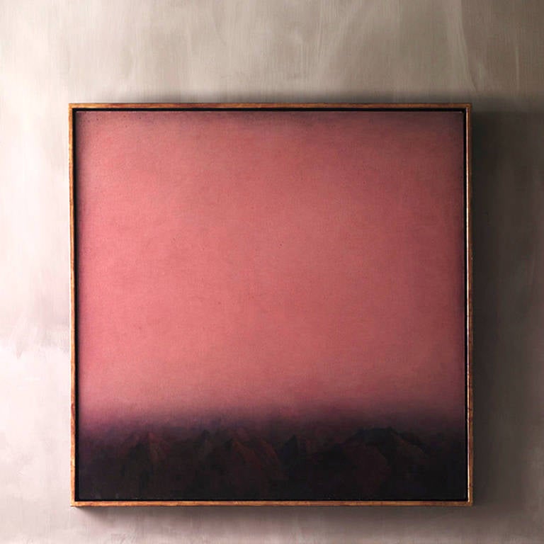 Original art work on temporary exhibit at Chesney's New York. Oil on linen.