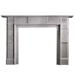 Used Edwardian Carrara Marble Mantel 'VIC-Z93'