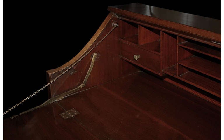 American Drop Front Desk Attributed To L&JG Stickley For the Safe Craft Line For Sale