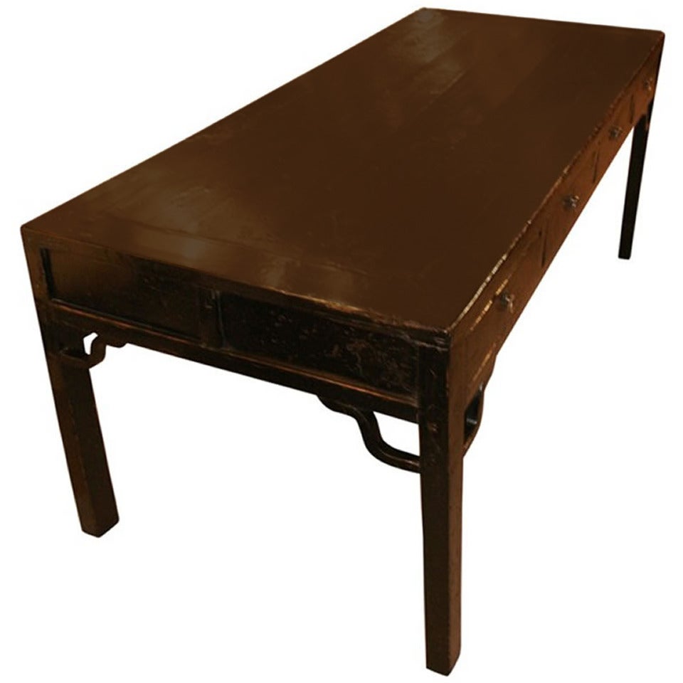 19th Century Chinese Lacquer Desk For Sale