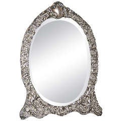 Silver Dressing Table Mirror
