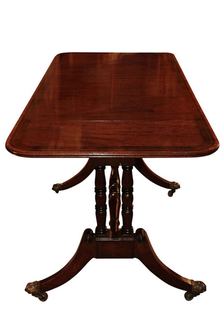 English Regency, Drop Leaf Sofa Table/writing Table