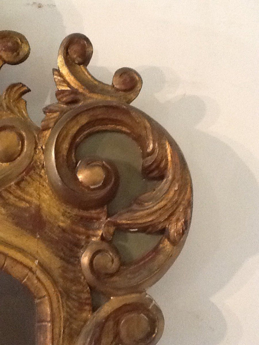 19th Century French Rococo Style Vanity or Wall Mirror 2