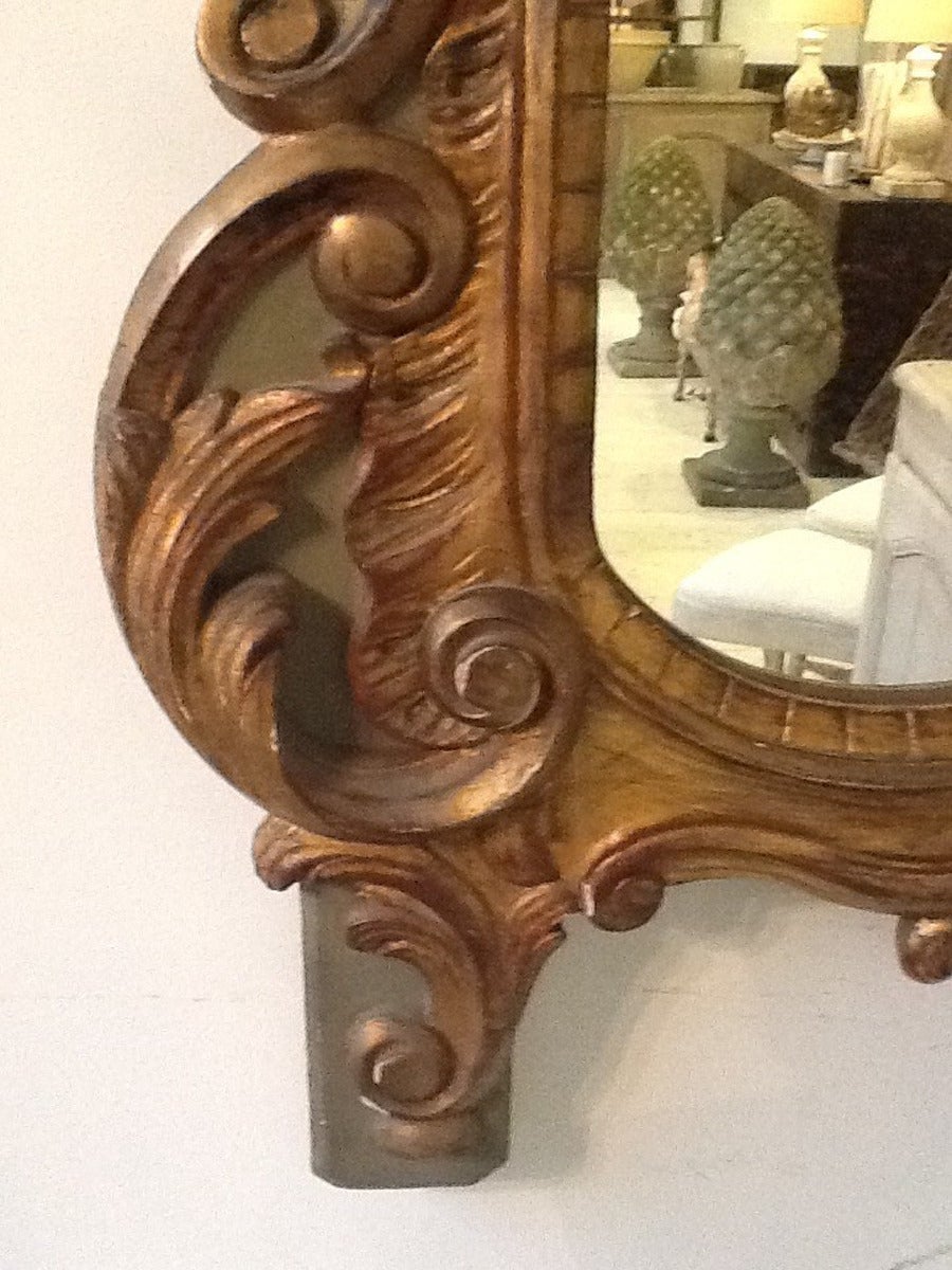 19th Century French Rococo Style Vanity or Wall Mirror 3