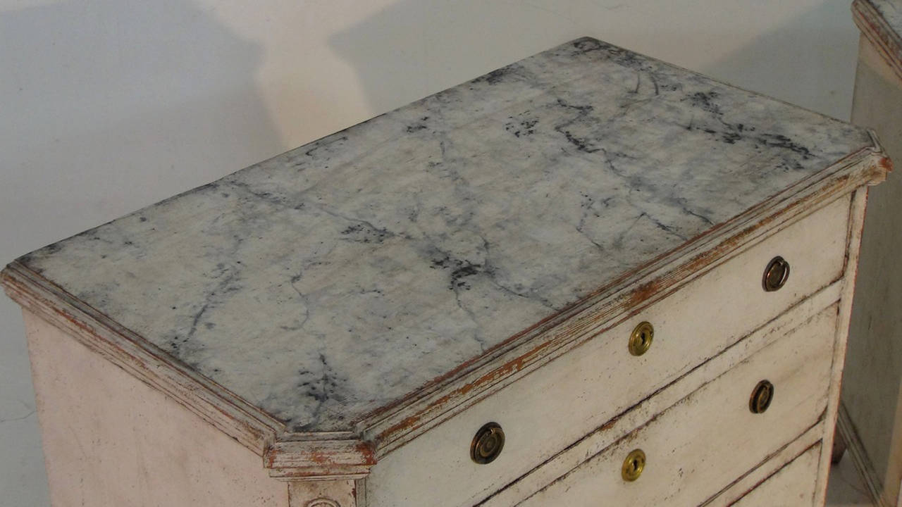 Pair of Late Gustavian Chests In Excellent Condition In Wichita, KS