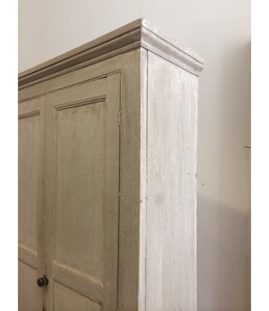 19th Century English Painted Housekeepers Cupboard 4