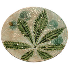 French Majolica Plate