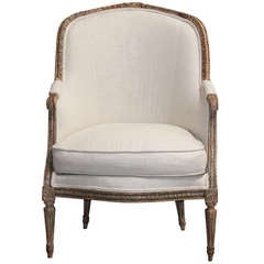 Vintage French Louis XVI Style Bergere