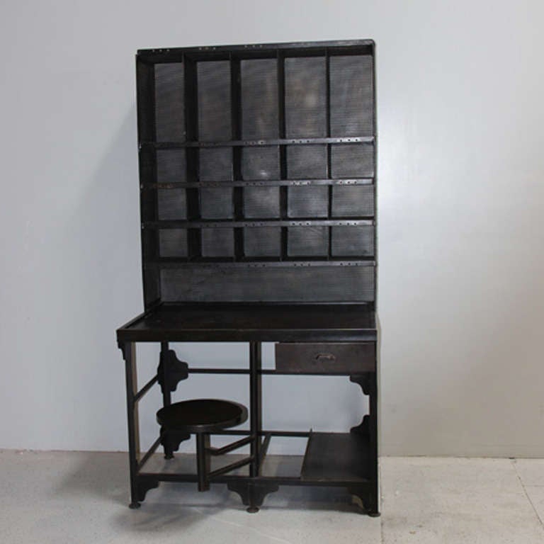 French Postal Desk At 1stdibs We Were Delighted To Find This Charming Vintage French Postal Desk Desks Like These