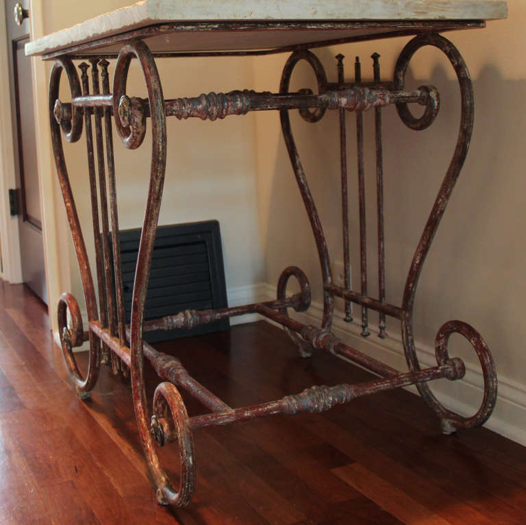 19th Century French Butcher or Pastry Table 1