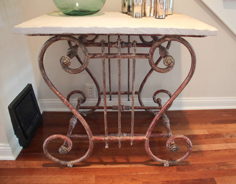 19th Century French Butcher or Pastry Table In Excellent Condition In Wichita, KS