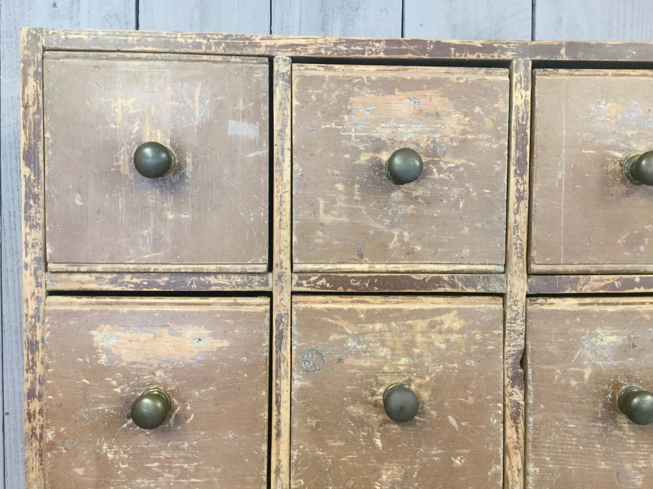 antique seed cabinet