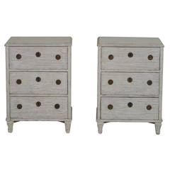 Pair of Swedish Late Gustavian Period Chests