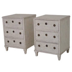 Pair of Swedish Late Gustavian Period Chests