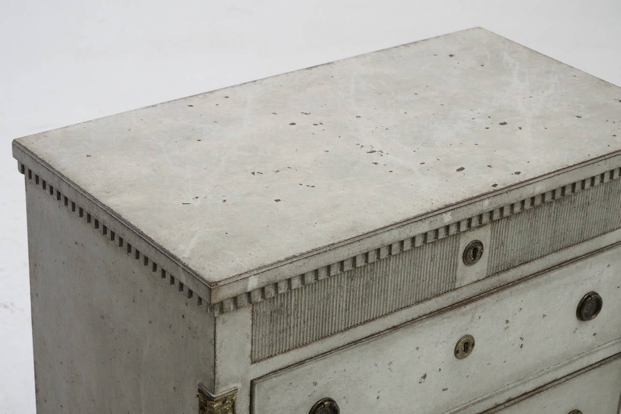 19th Century Swedish Chest in the Gustavian Style In Excellent Condition In Wichita, KS
