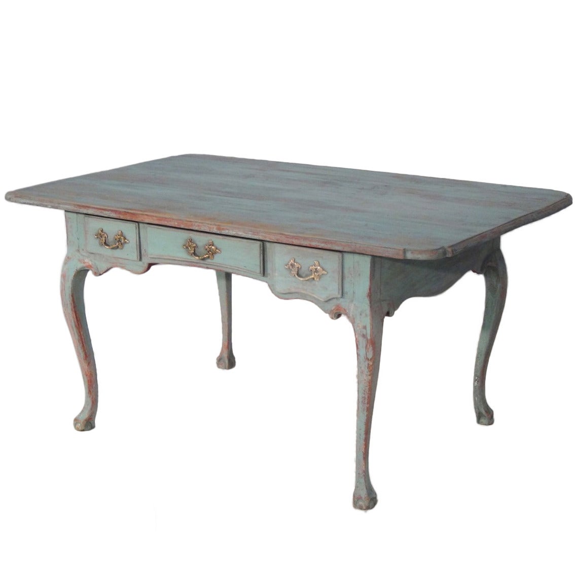 19th Century Swedish Rococo Writing Desk in Original Paint at 1stdibs 19th Century Swedish Rococo Writing Desk in Original Paint at 1stdibs