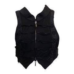 Balenciaga Black Embellished Vest