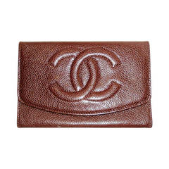 Chanel burgundy wallet / purse