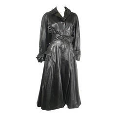 1980s Theirry Mugler Vinyl Runway Trench Coat at 1stDibs | thierry mugler