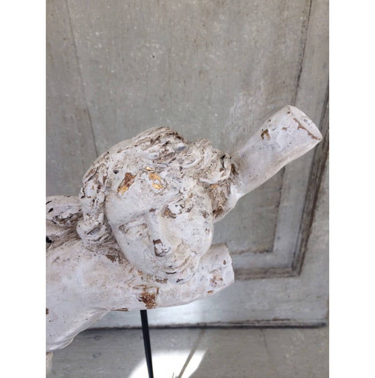 French Baroque Period Cherub Fragment In Good Condition In Wichita, KS