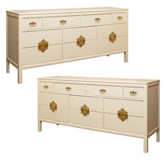 Vintage Gorgeous Restored Ten-Drawer Chest by Ray Sabota for Century Furniture 